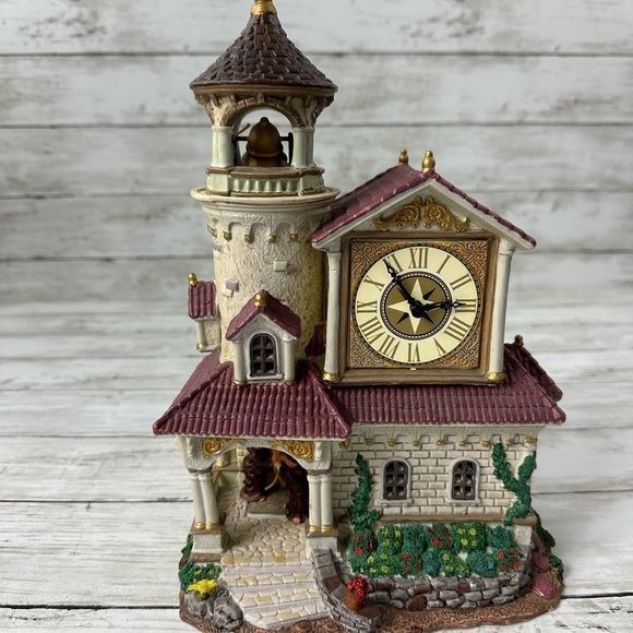 RARE Lemax Heritage Park Clock Tower Lights Animation Clock (READ) AS IS - Picture 1 of 8